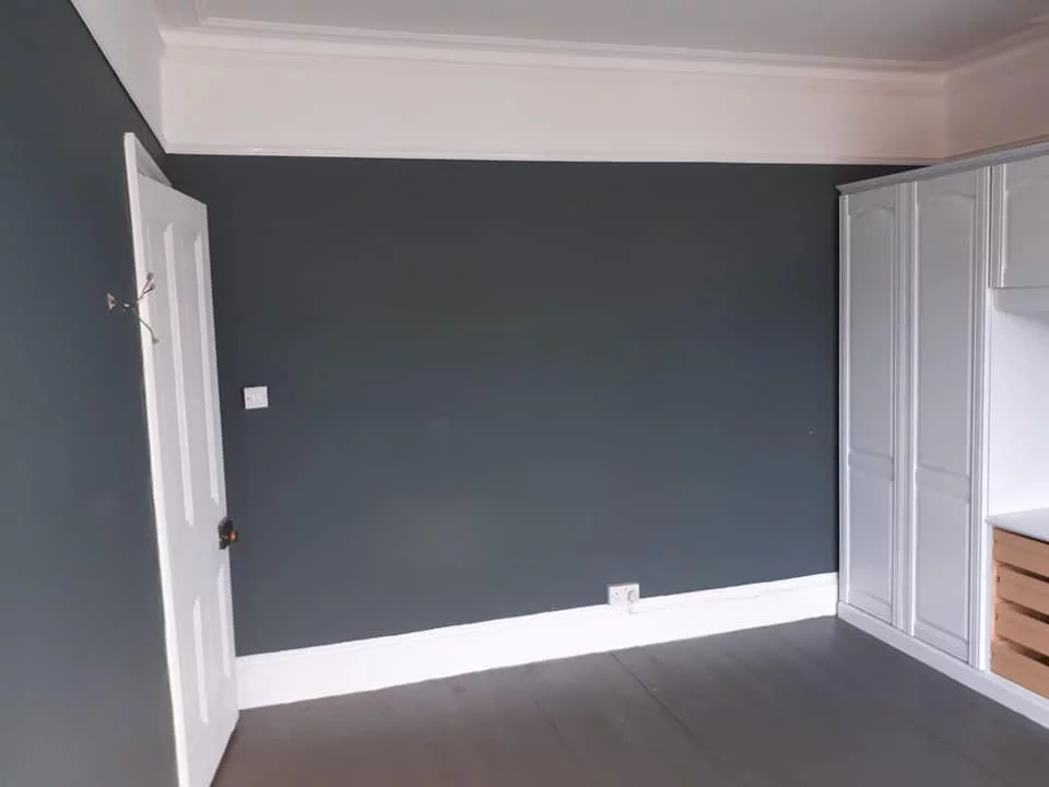 Painting and Decorating interior bedroom